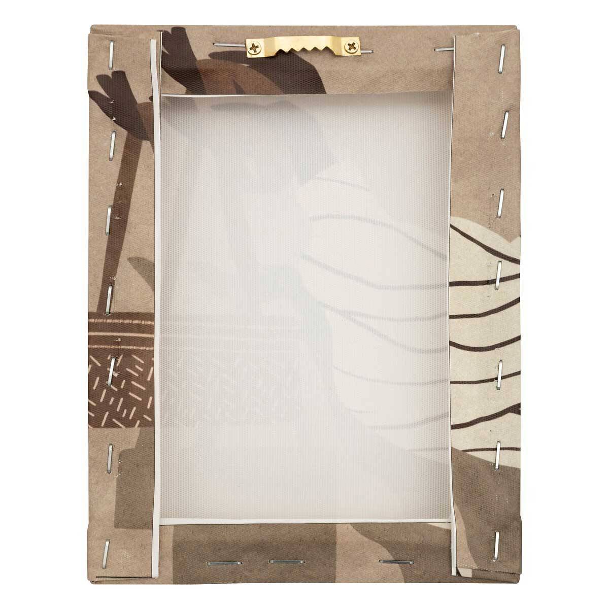 Lot de 5 toiles imprimées nuance Marron et Beige - Image 8