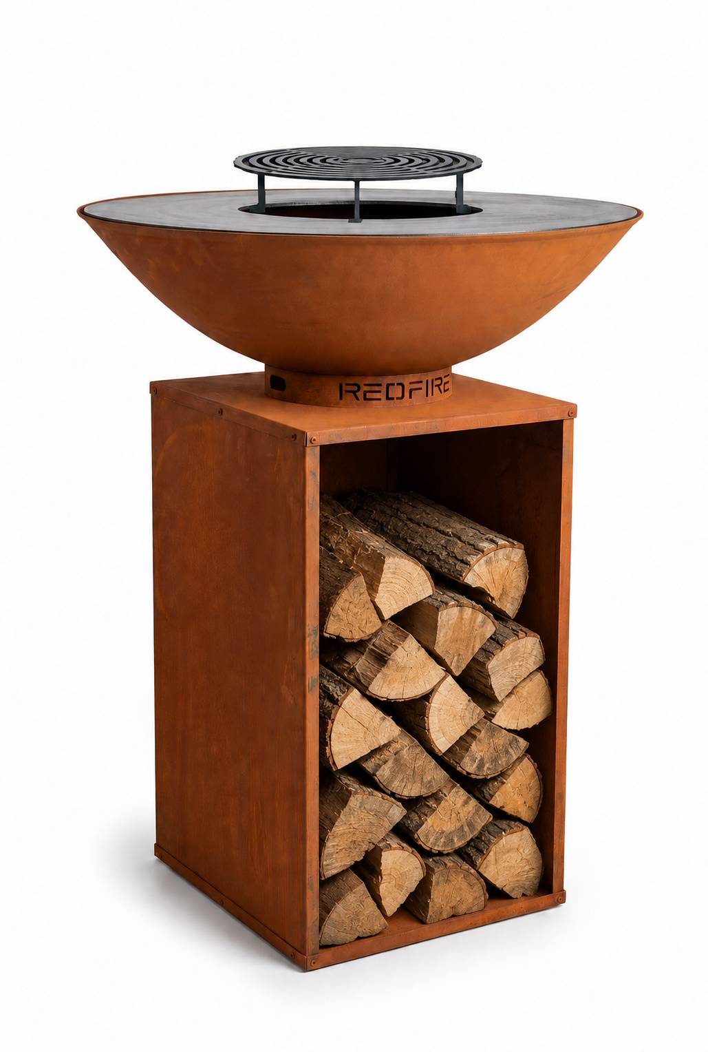 Redfire - Braséro Onyx Rusty 80 + Housse + Grille