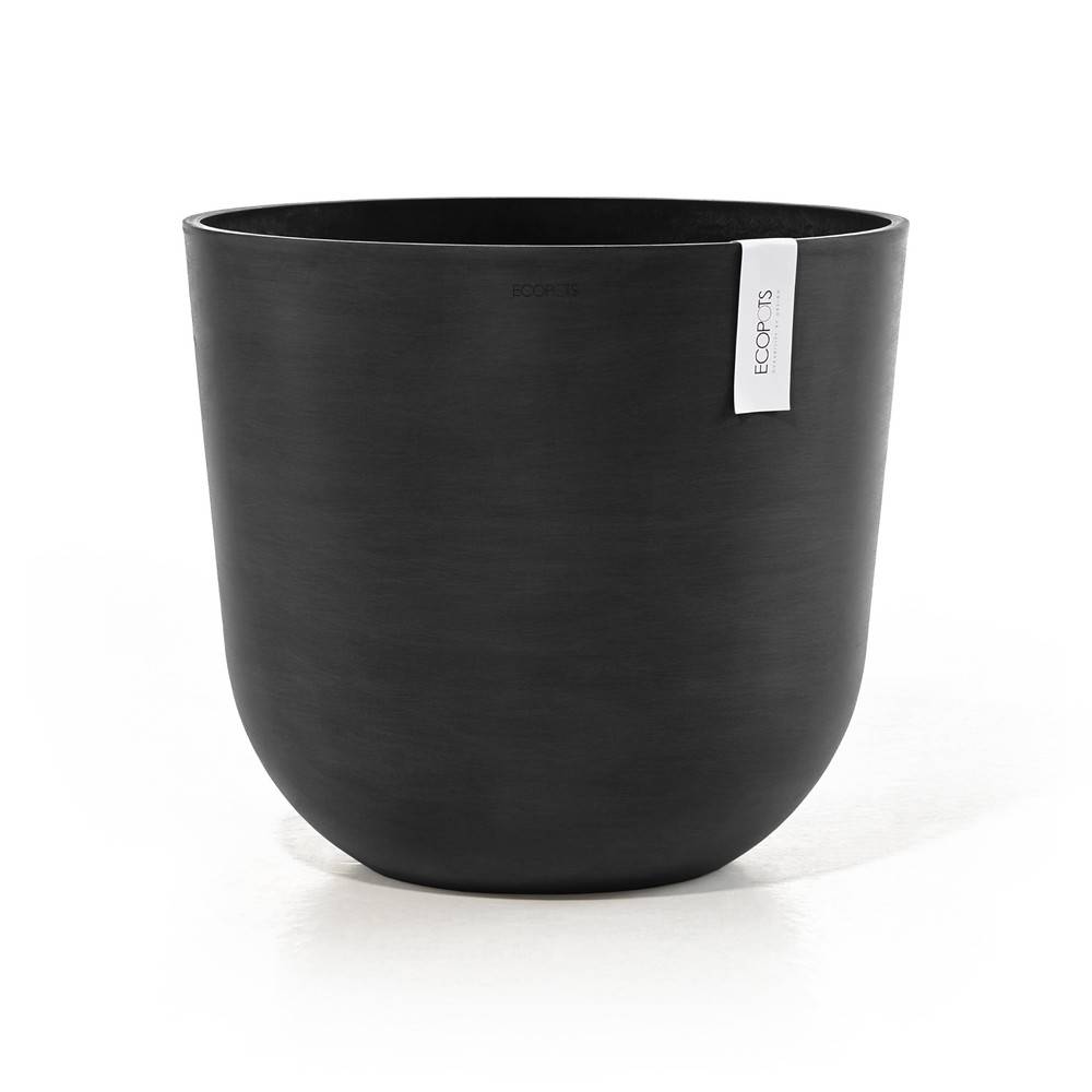 Ecopots - Pot Rond Oslo 45 Gris Foncé - Ø 45 x H. 39,2 cm - 46,6 L ECOPOTS - Imagen 1