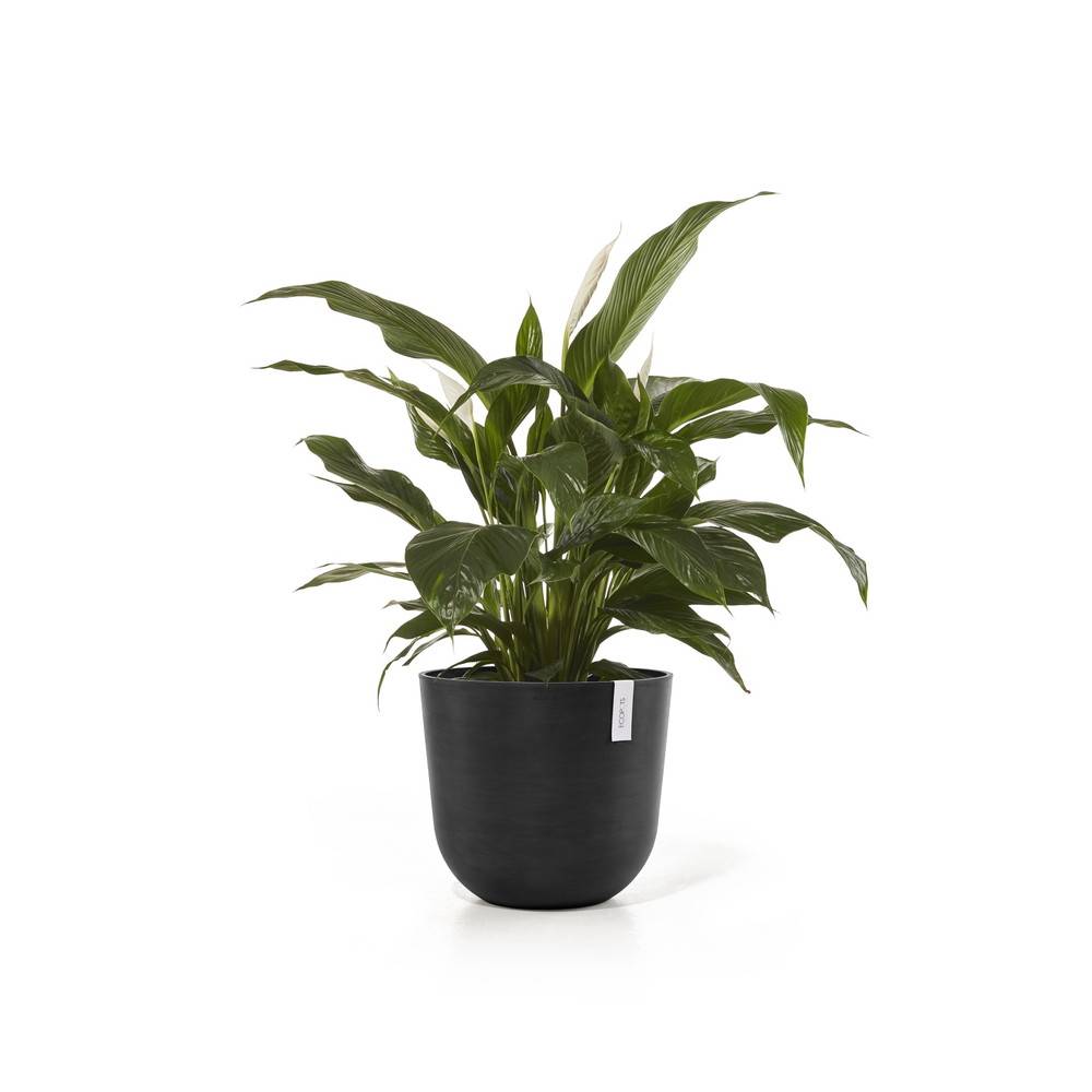 Ecopots - Pot Rond Oslo 45 Gris Foncé - Ø 45 x H. 39,2 cm - 46,6 L ECOPOTS - Imagen 2