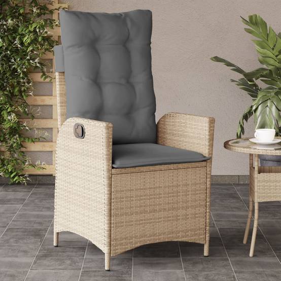 Prolenta Premium - Chaises de jardin rotin beige 57 x 61 x 93 cm - Prolenta premium p367.1 - Image 2