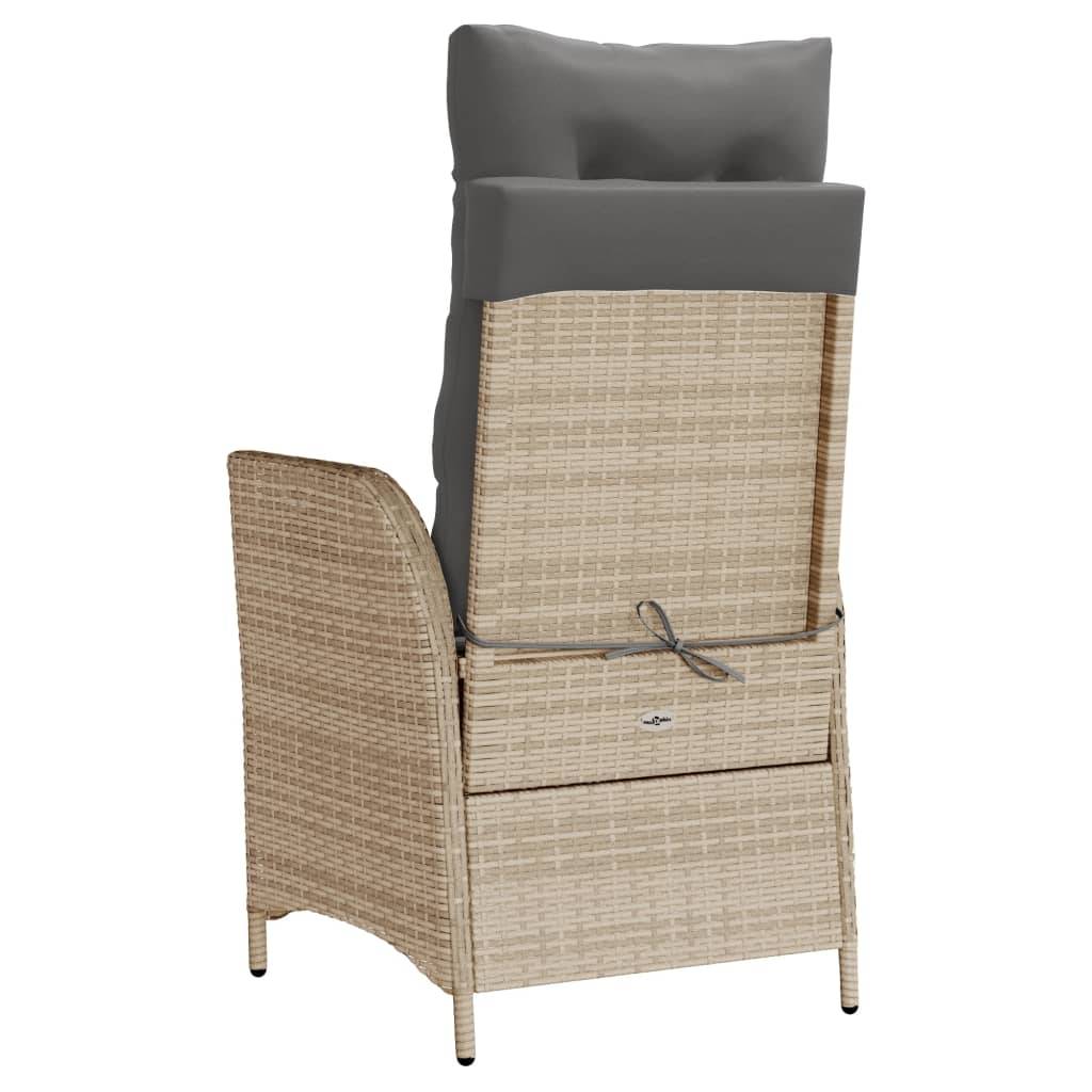 Prolenta Premium - Chaises de jardin rotin beige 57 x 61 x 93 cm - Prolenta premium p367.1 - Image 6