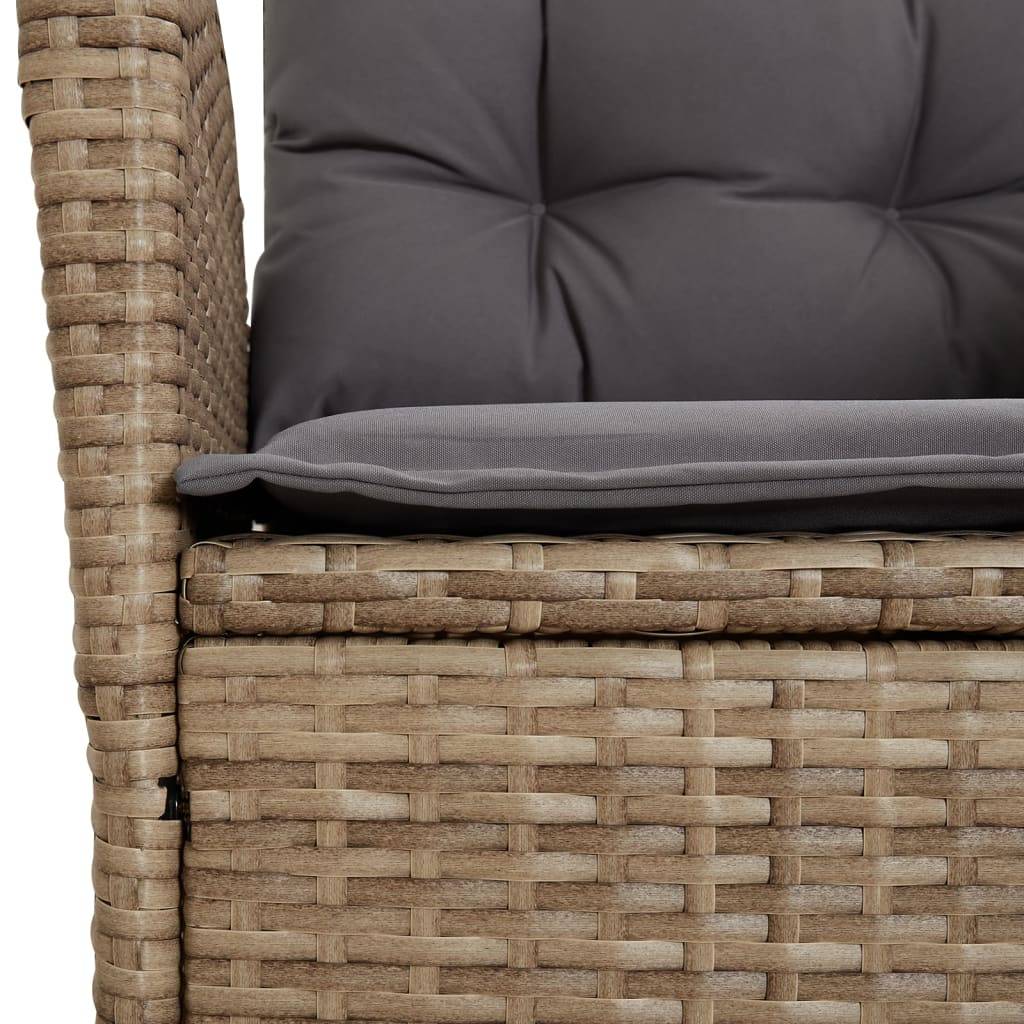 Prolenta Premium - Chaises de jardin rotin beige 57 x 61 x 93 cm - Prolenta premium p367.1 - Image 9
