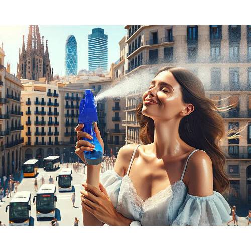 Livoo - Ventilateur vaporisateur nomade bleu 330 ml MAGNETICLAND - Image 3