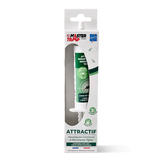 Attractant Anti-moustiques - MASTER TRAP BY FAVEX - Pour pièges Extérieurs Master Trap - Attractant Protection de 3 mois - 30 gr - Image 1