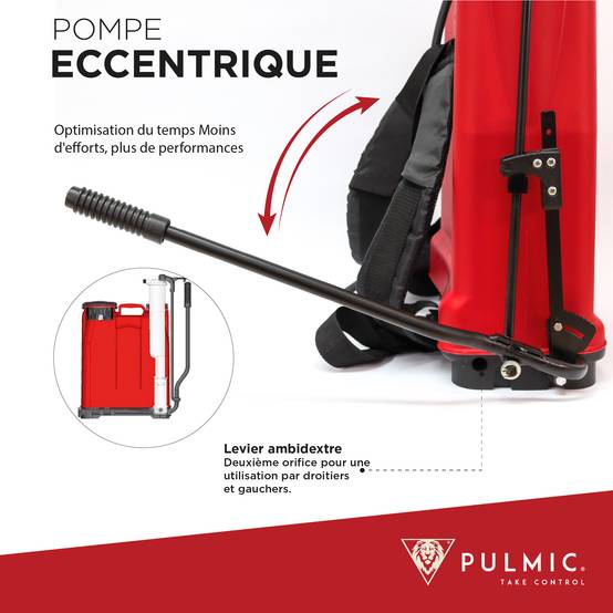 Pulmic Pulvérisateur Dorsal Manuel 16L.Sulfateuse Professionnelle pour pulvérisation.Sac à Dos de pulvérisation pour herbicide - Image 6
