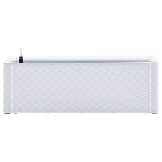 Lit surélevé de jardin polypropylène blanc 100 x 43 x 33 cm - PANGIVO - Image 3
