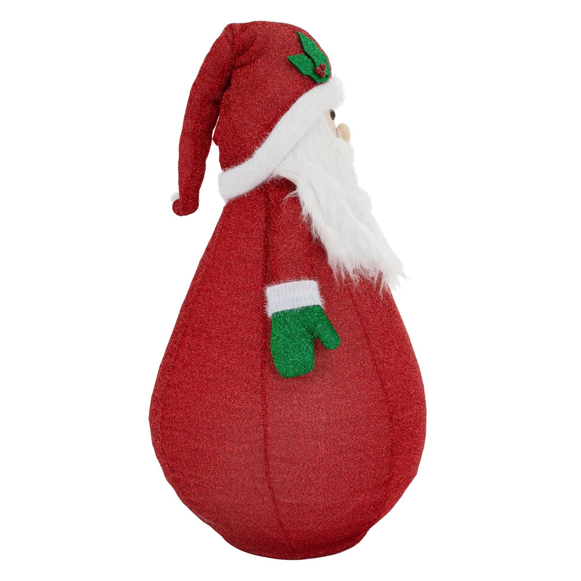 Ecd-Germany - Père Noël XXL á LED figure illuminé de Noël pour extérieur avec minuteur 140 cm - Imagen 3