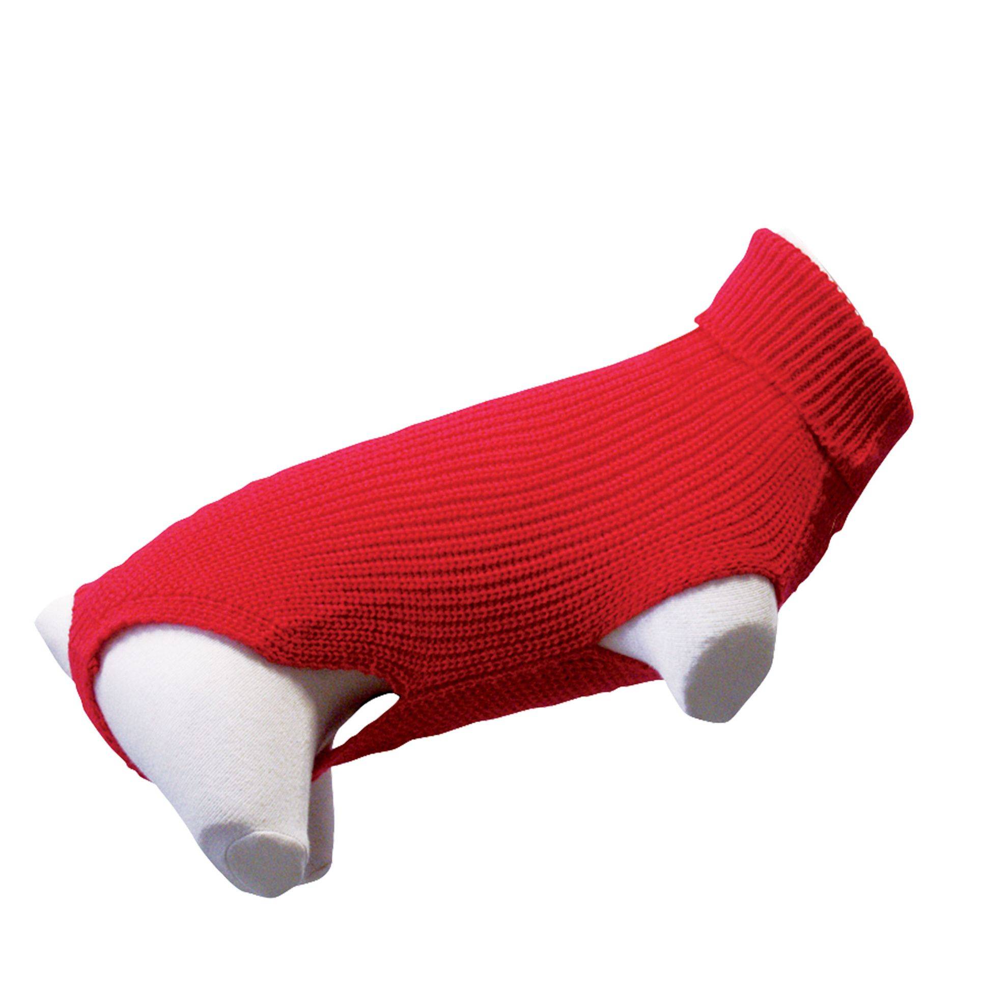 Pull pour chien New Basic rouge Taille : T50 ARPPE