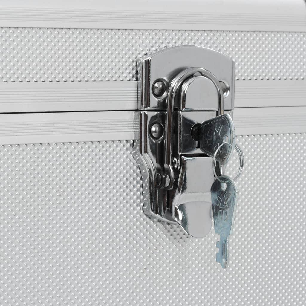 Helloshop26 - Boîtes de rangement 3 pièces argenté Aluminium - Imagen 9