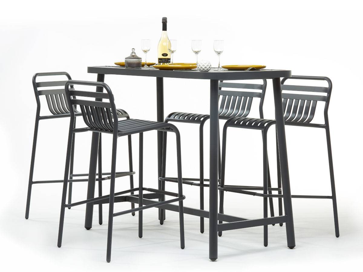 Table de bar rectangulaire mange-debout Miami - Jardiline - Image 4