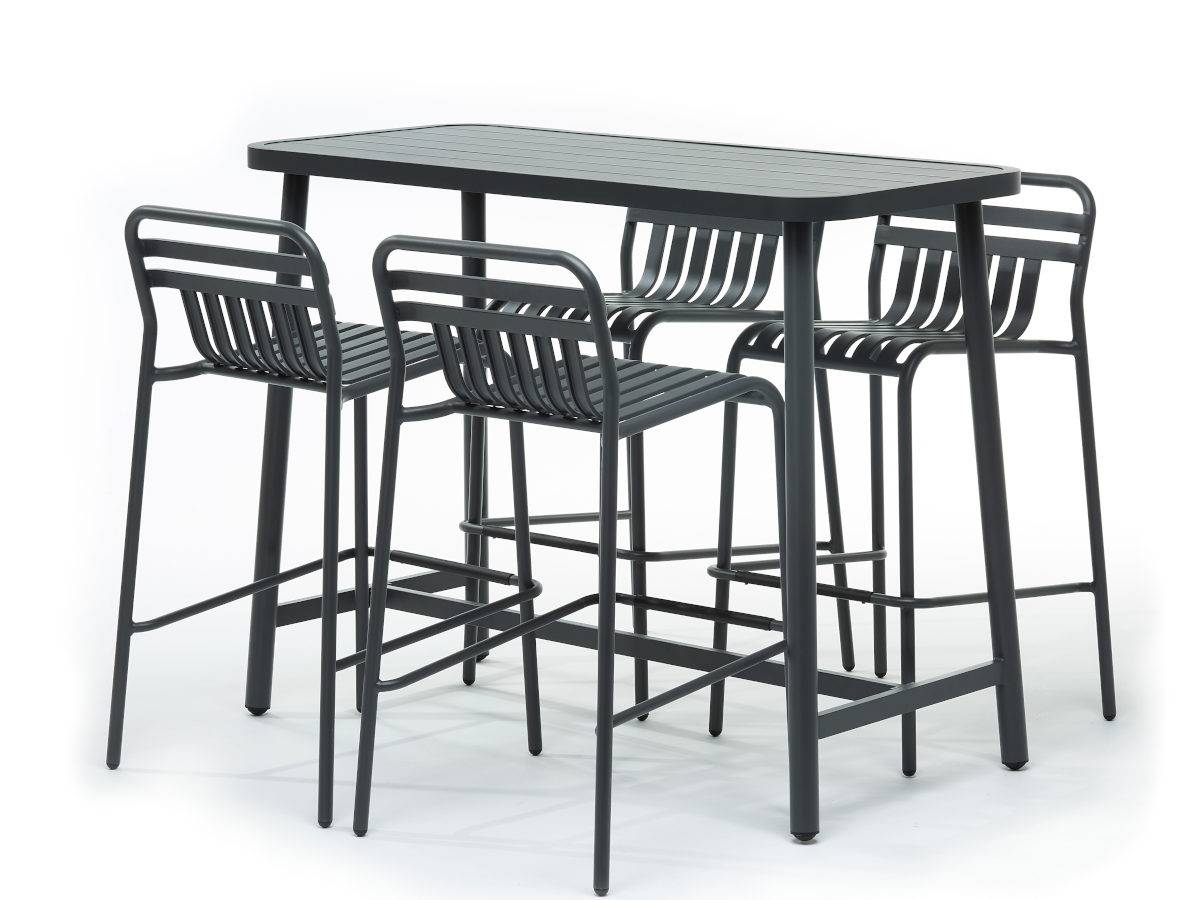 Table de bar rectangulaire mange-debout Miami - Jardiline - Image 1
