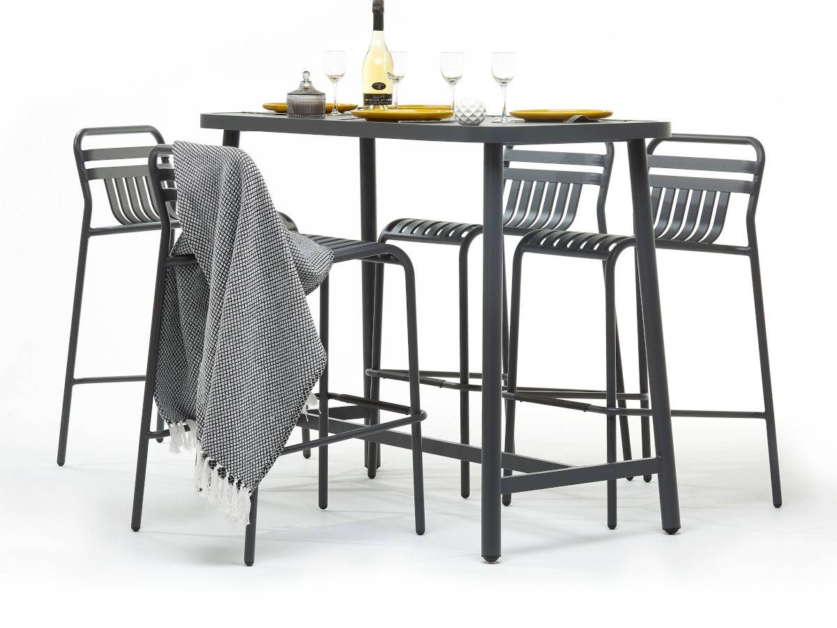 Table de bar rectangulaire mange-debout Miami - Jardiline - Image 5