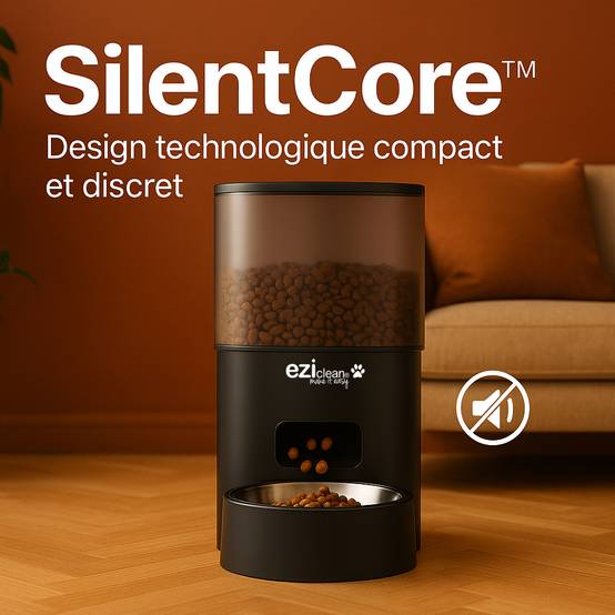 Distributeur de croquettes et fontaine pour chat et petit chien Eziclean® Nutribot Connect Ultra (3,5L/3L) - Image 6