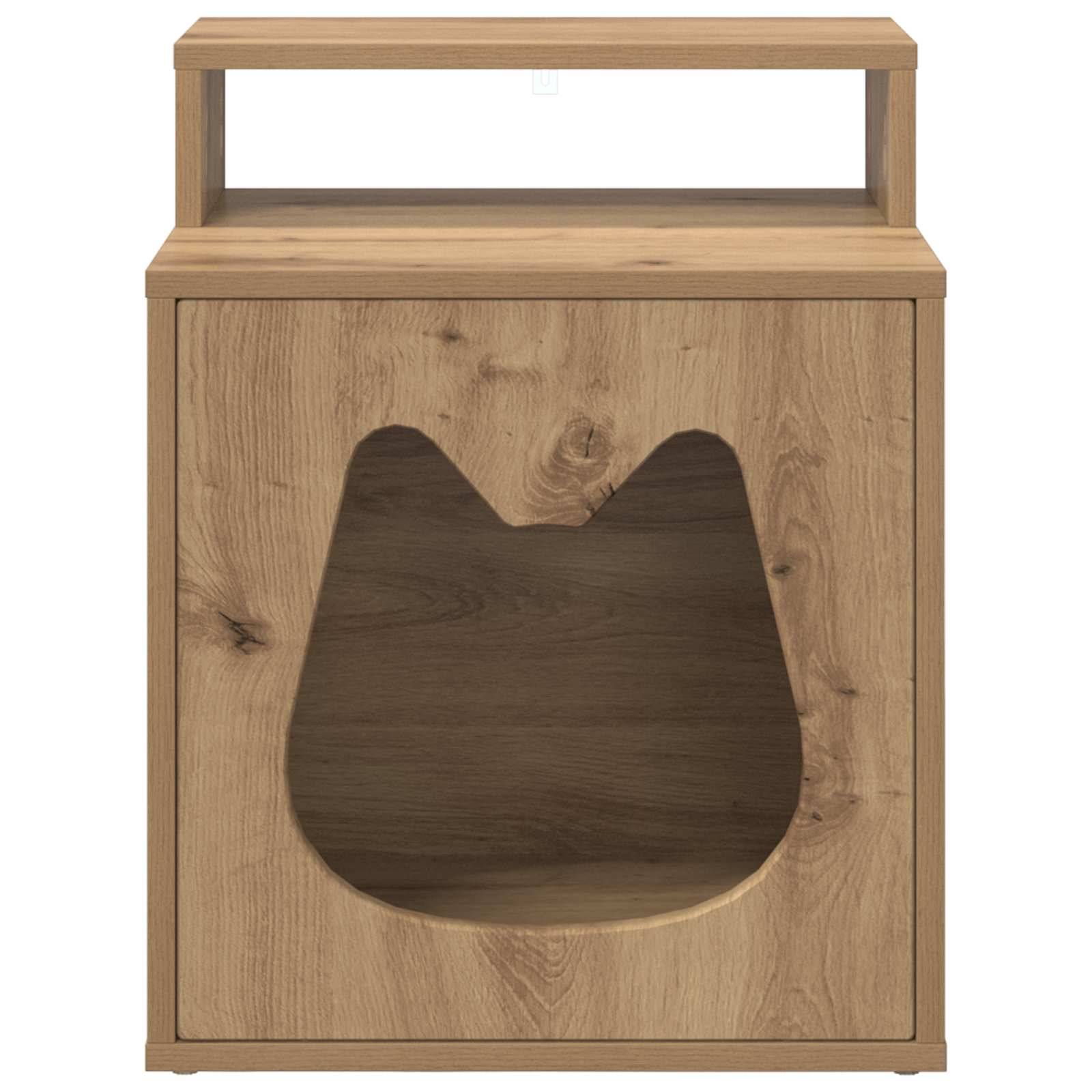 Chatiere bois marron  42,5 x 40 x 53,5 cm  - p332.7 - Image 5