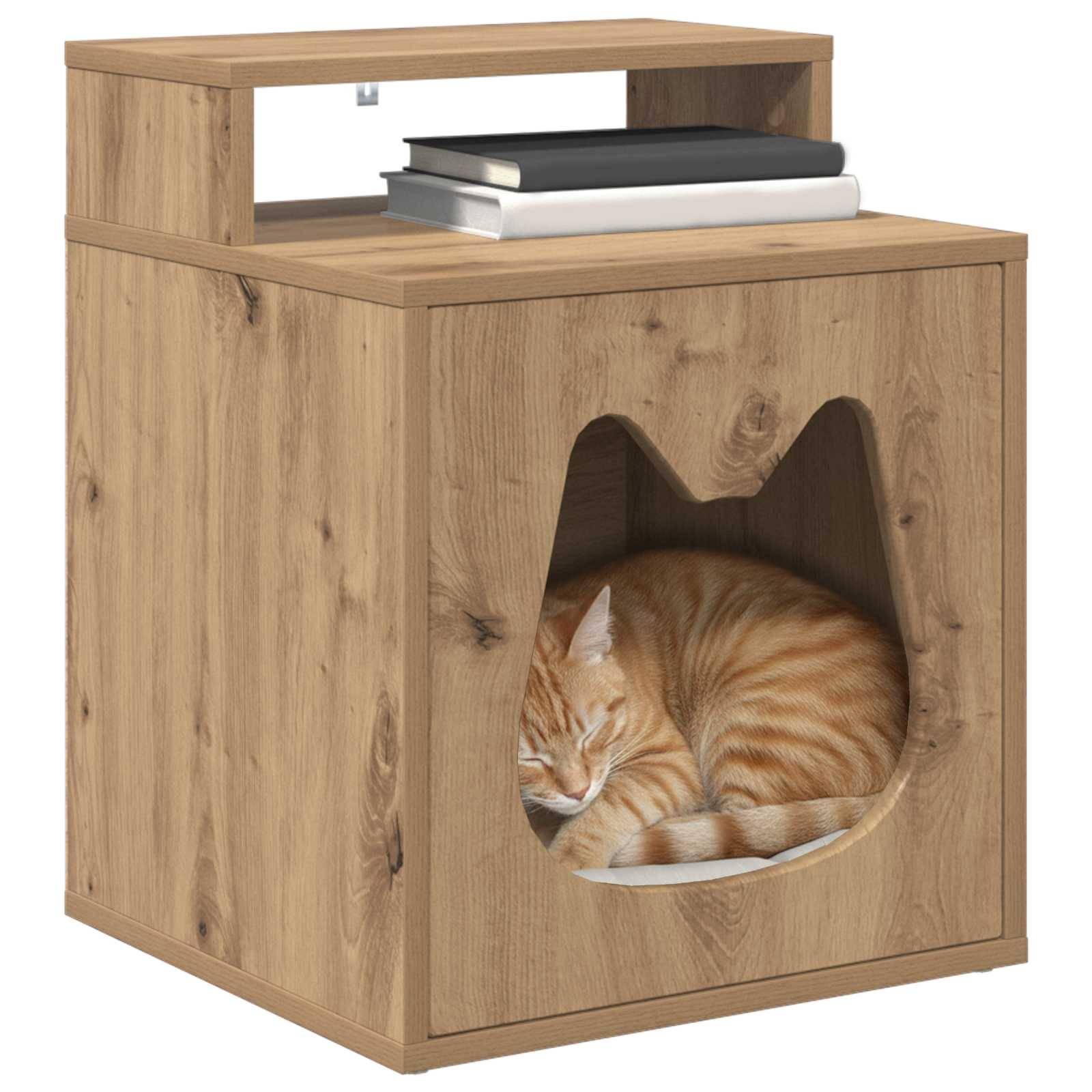 Chatiere bois marron  42,5 x 40 x 53,5 cm  - p332.7 - Image 3