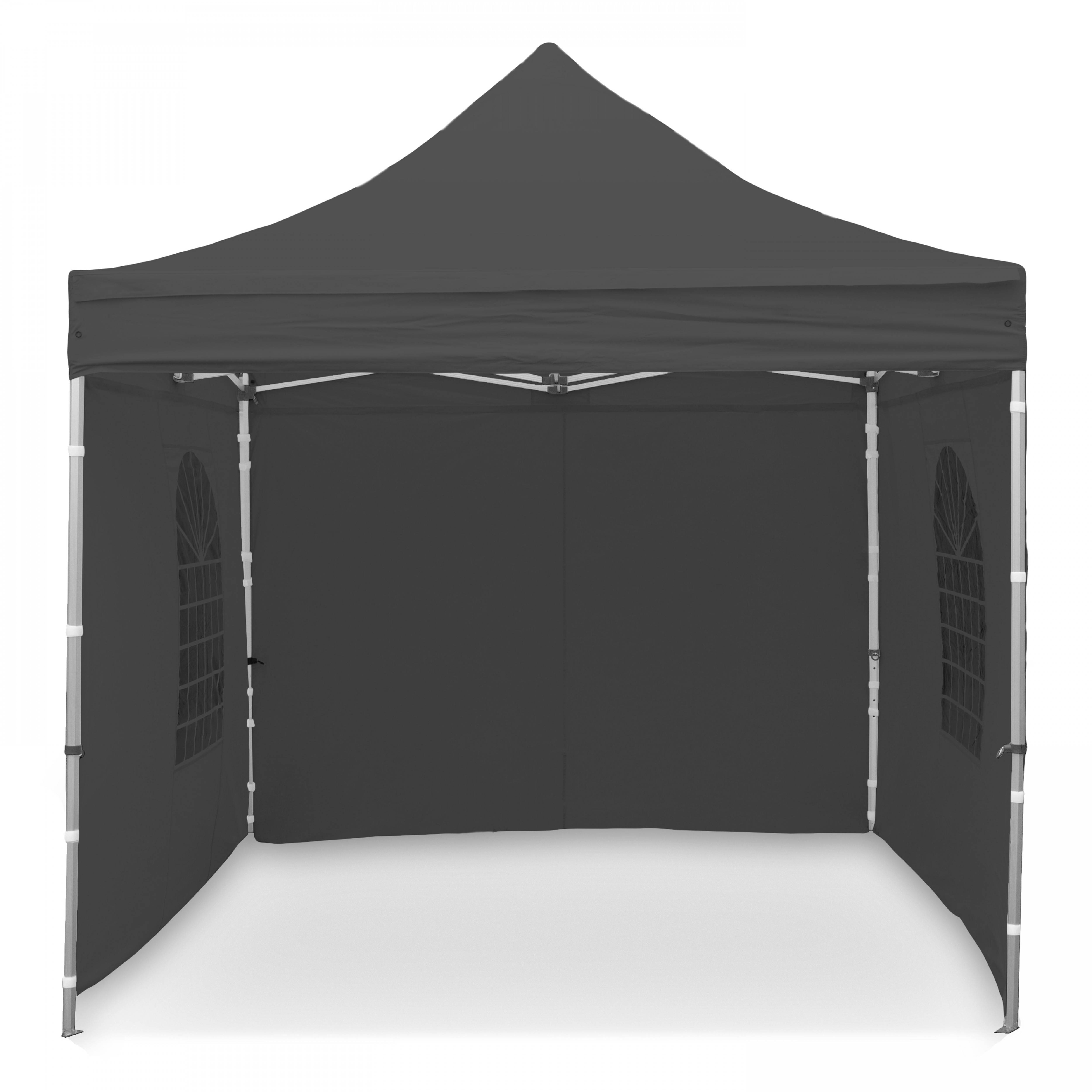 Oviala - Mur fenêtre pour tente de réception 3 m gris  - Oviala - Imagen 2