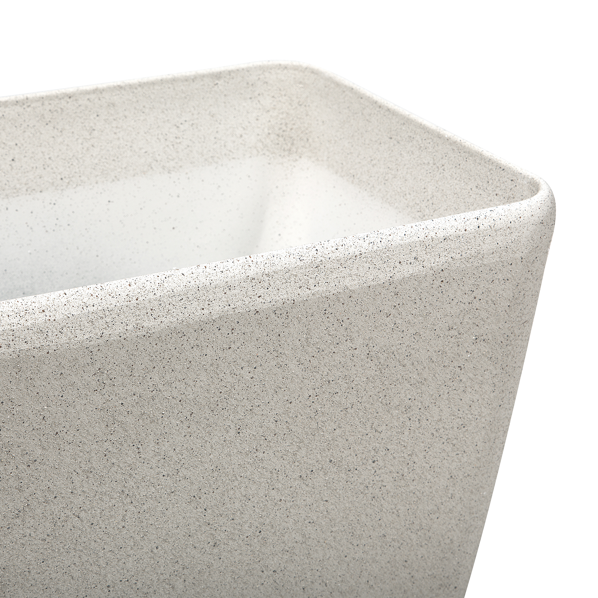 Beliani - Cache-pot d'extérieur Fibre d'argile Beige BARIS - Beliani - Imagen 7