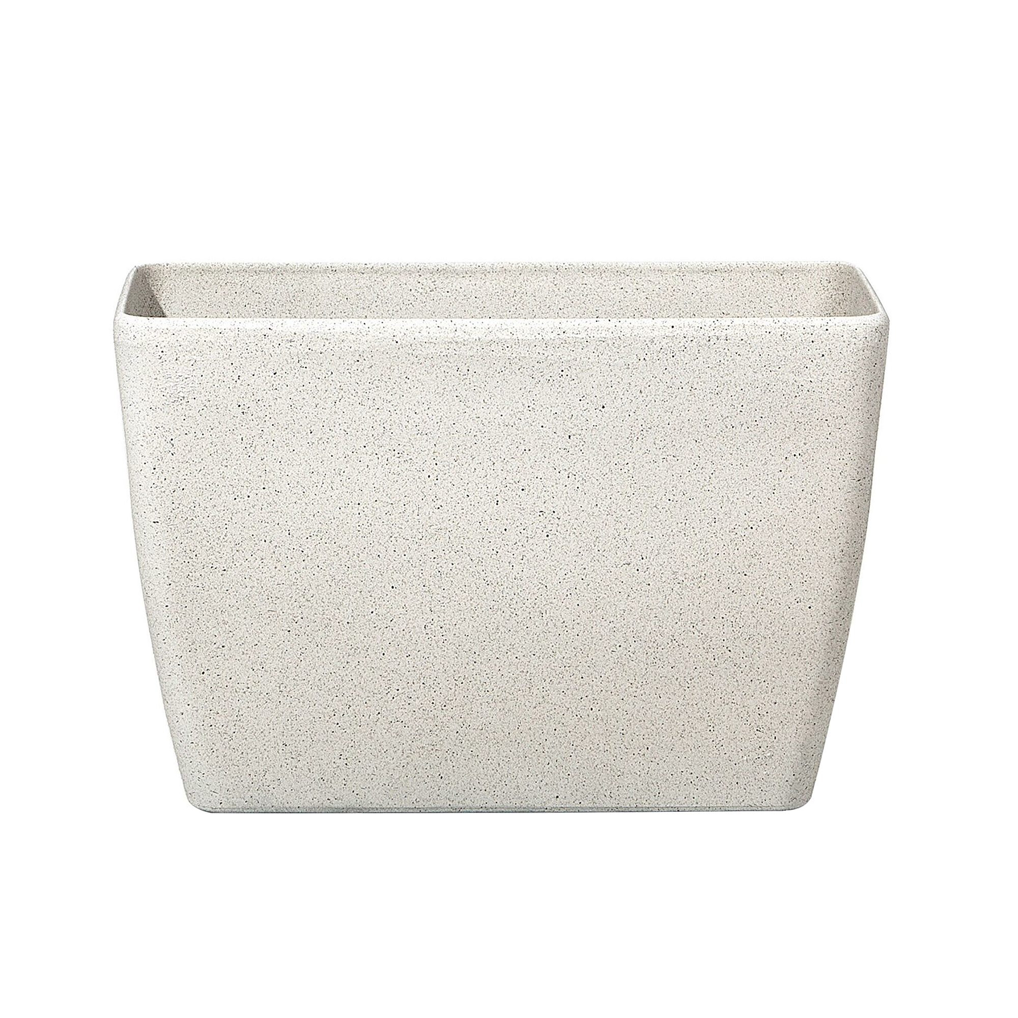 Cache-pot d'extérieur Fibre d'argile Beige BARIS - Beliani - Image 3