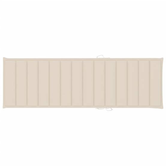 Lot 2 Transats Jardin Roulettes Bois Acacia Dossier Inclinable Pliable Beige - ComfortXL Outdoor Living - Image 7