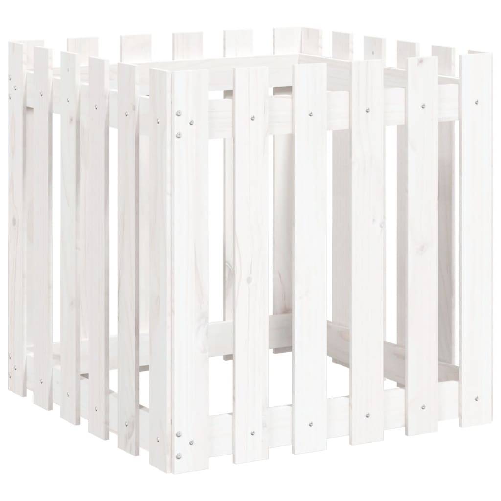 Prolenta Premium - Jardinière bois blanc 60 x 60 x 60 cm - Prolenta premium p331.5 - Image 4