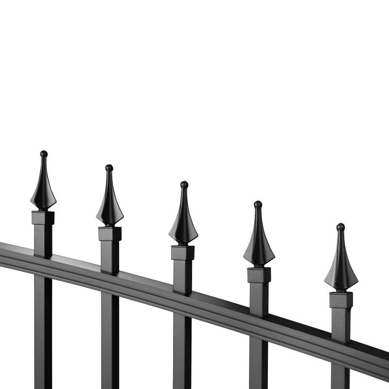 Portail aluminium tradition style ferronnerie 3m50 Noir - Easy Clôture - Imagen 2