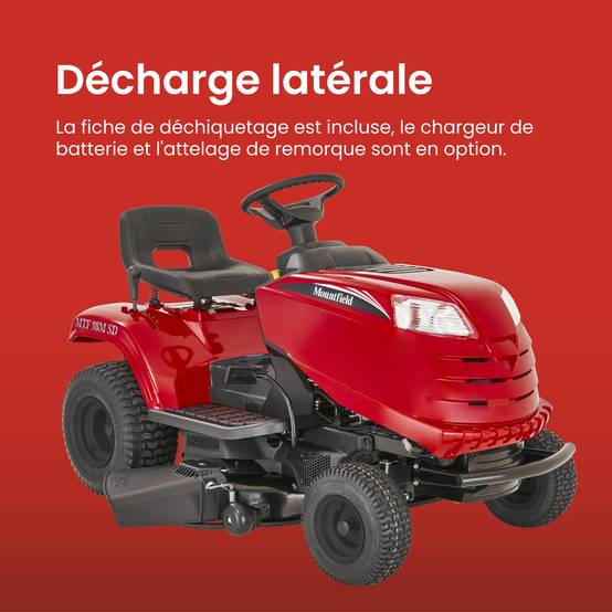 Tracteur tondeuse Mountfield MTF 98M SD – 98 cm, éjection latérale STIGA - Image 5