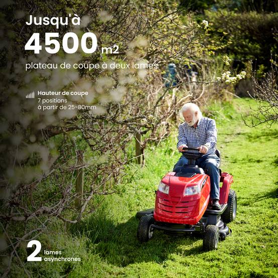 Tracteur tondeuse Mountfield MTF 98M SD – 98 cm, éjection latérale STIGA - Image 4