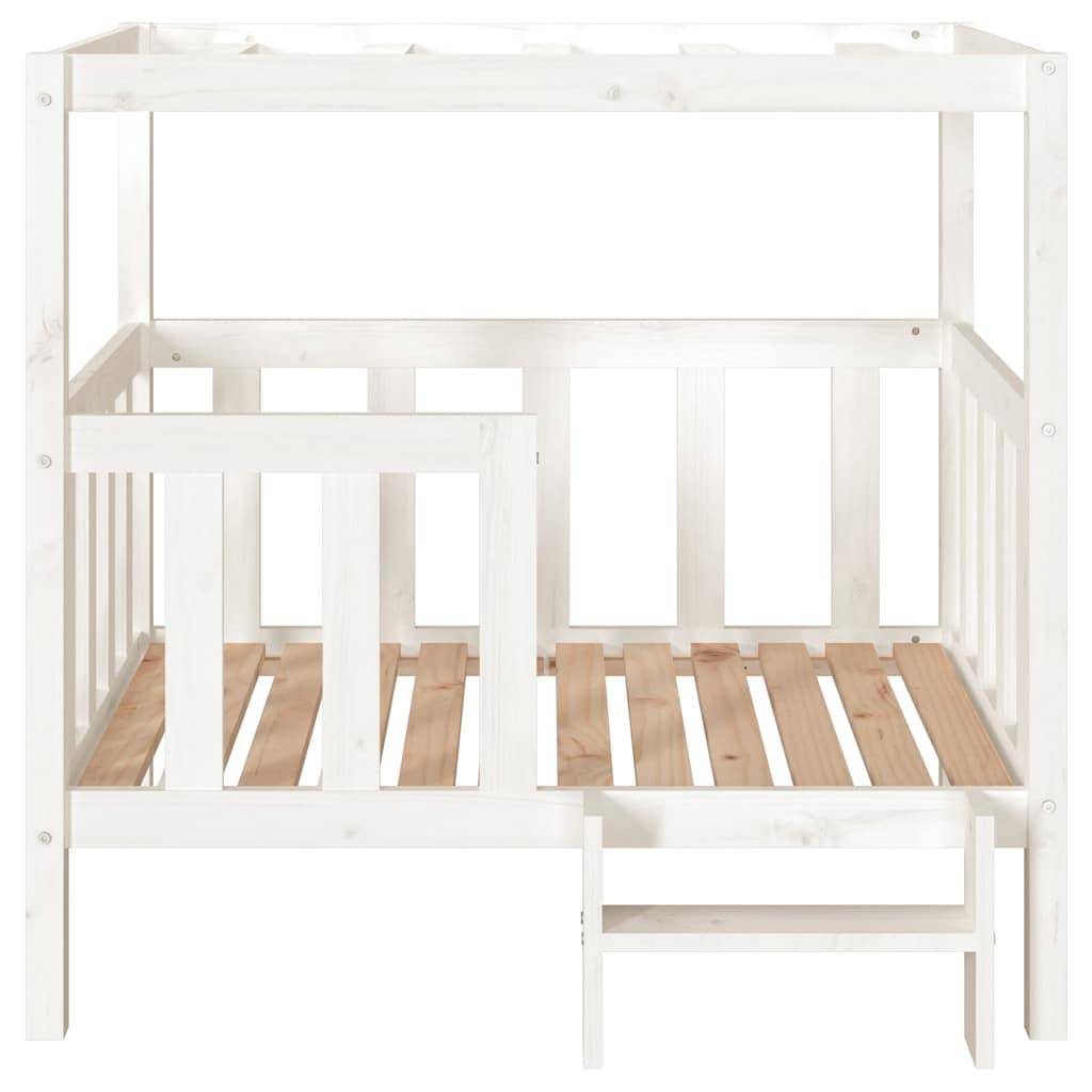 Vidaxl - Lit pour chien Blanc 105,5x83,5x100 cm Bois de pin solide vidaXL 822388 - Imagen 5