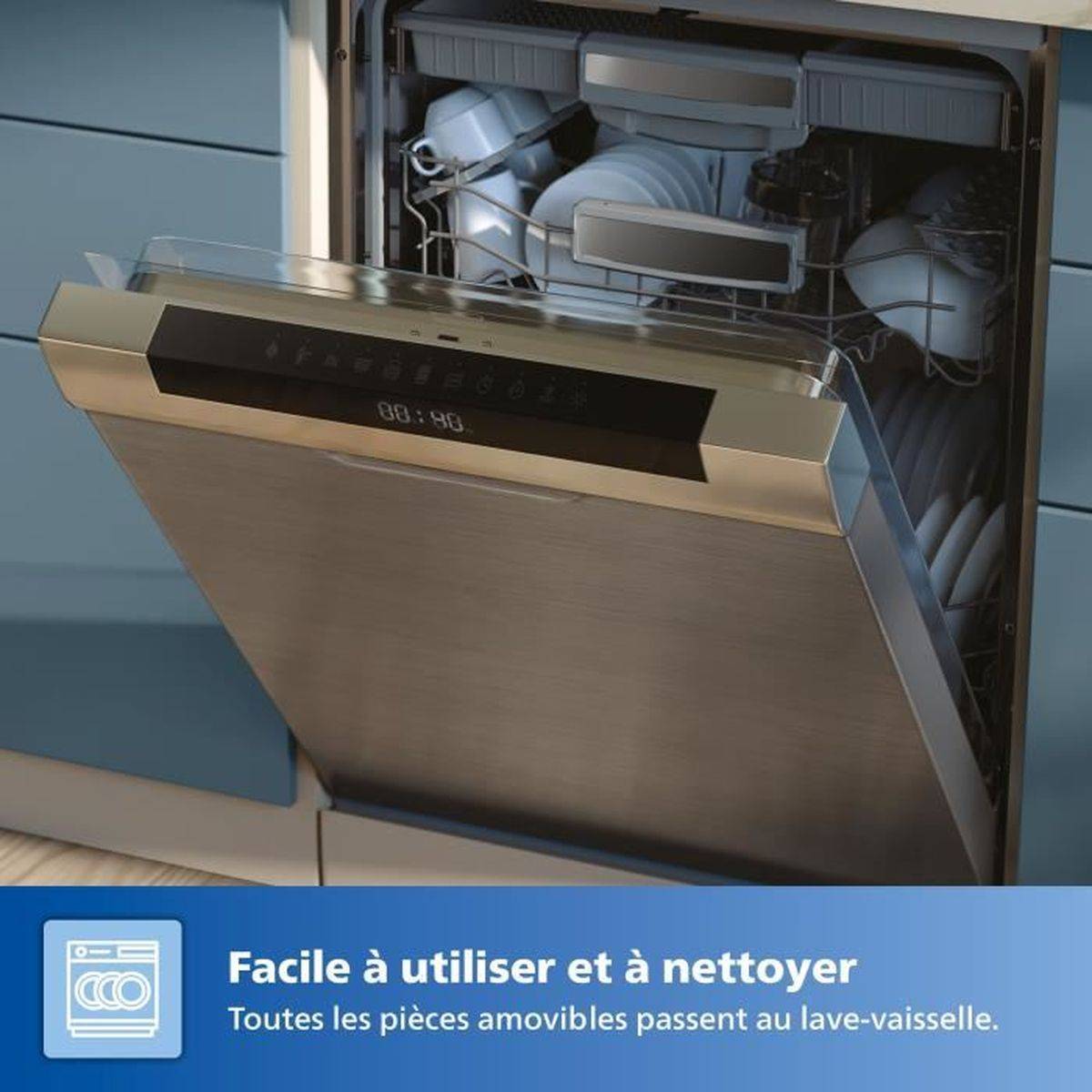 Philips - Friteuse sans huile 6,2l 1700w noir NA230/00 Philips - Image 9