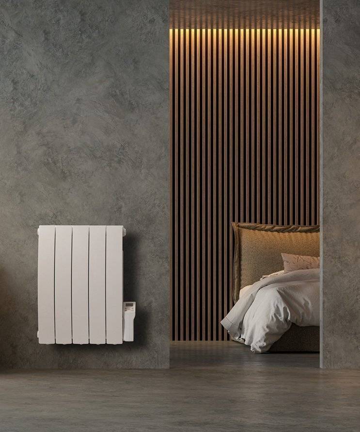 Deltacalor radiateur électrique à inertie fluide 1500W  Telica cintré horizontal - Image 1