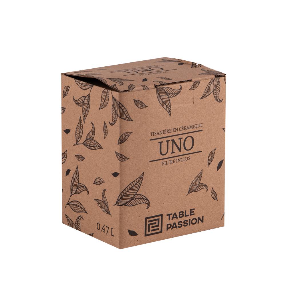 Tisanière Uno beige mat 47 cl - Image 3