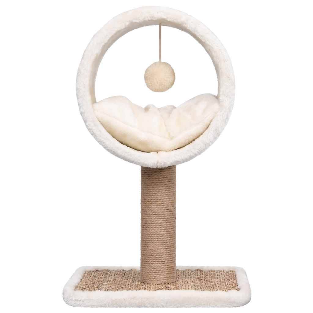 Arbre à chat, Tour à chat et tunnel supérieur et jouet 56 cm Herbiers marins MP77 - Image 3