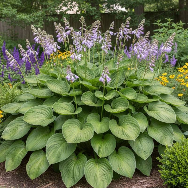 Hosta Guacamole à fleurs Bleue/Violette - feuillage Caduc - Godet - 5/20 cm - Imagen 1
