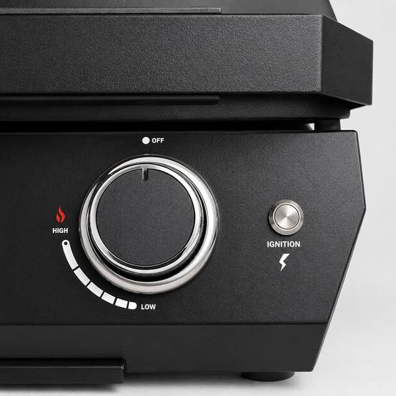 Plancha à gaz à poser Patton Vigor D300 avec 3 brûleurs, couvercle et plaque de cuisson en acier inoxydable - Noir - Image 7