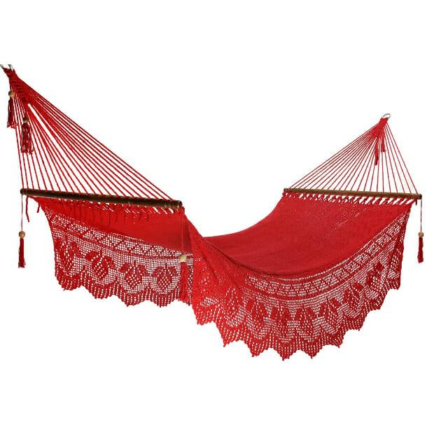 Hamac Del Sol - Hamac à barre Deluxe Chinandega L Rouge- Hamac del Sol - Imagen 1