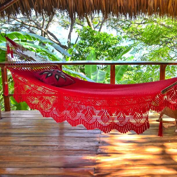 Hamac Del Sol - Hamac à barre Deluxe Chinandega L Rouge- Hamac del Sol - Image 2