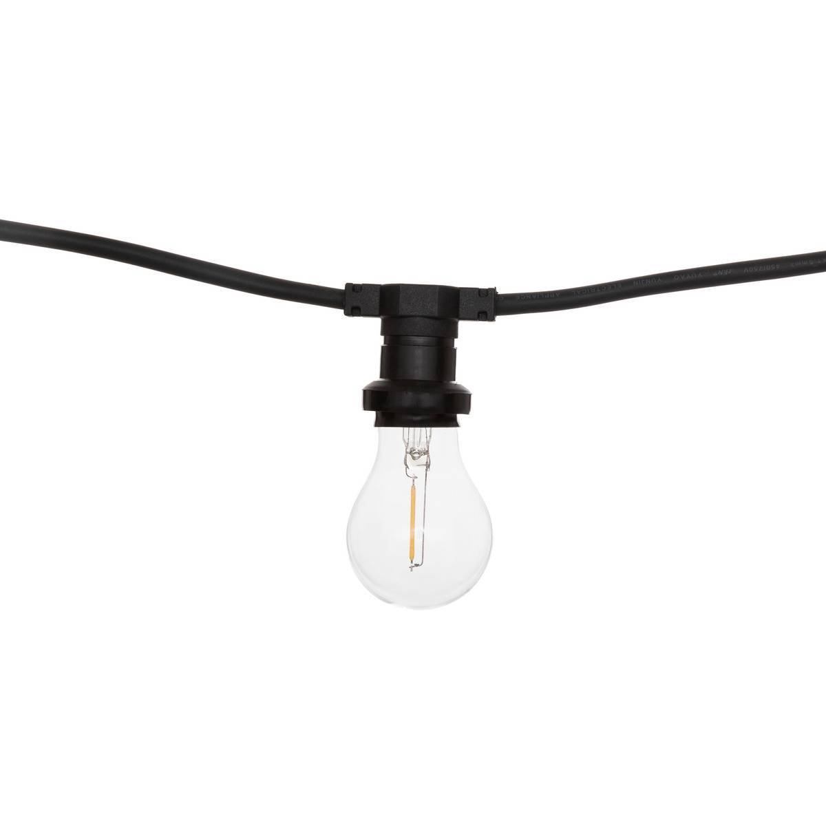 Atmosphera - Guirlande LED outdoor secteur L520cm noir - Atmosphera Créateur d'intérieur - Imagen 4
