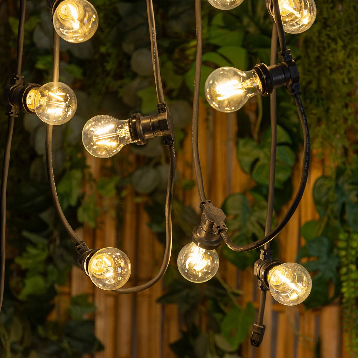 Atmosphera - Guirlande LED outdoor secteur L520cm noir - Atmosphera Créateur d'intérieur - Imagen 1