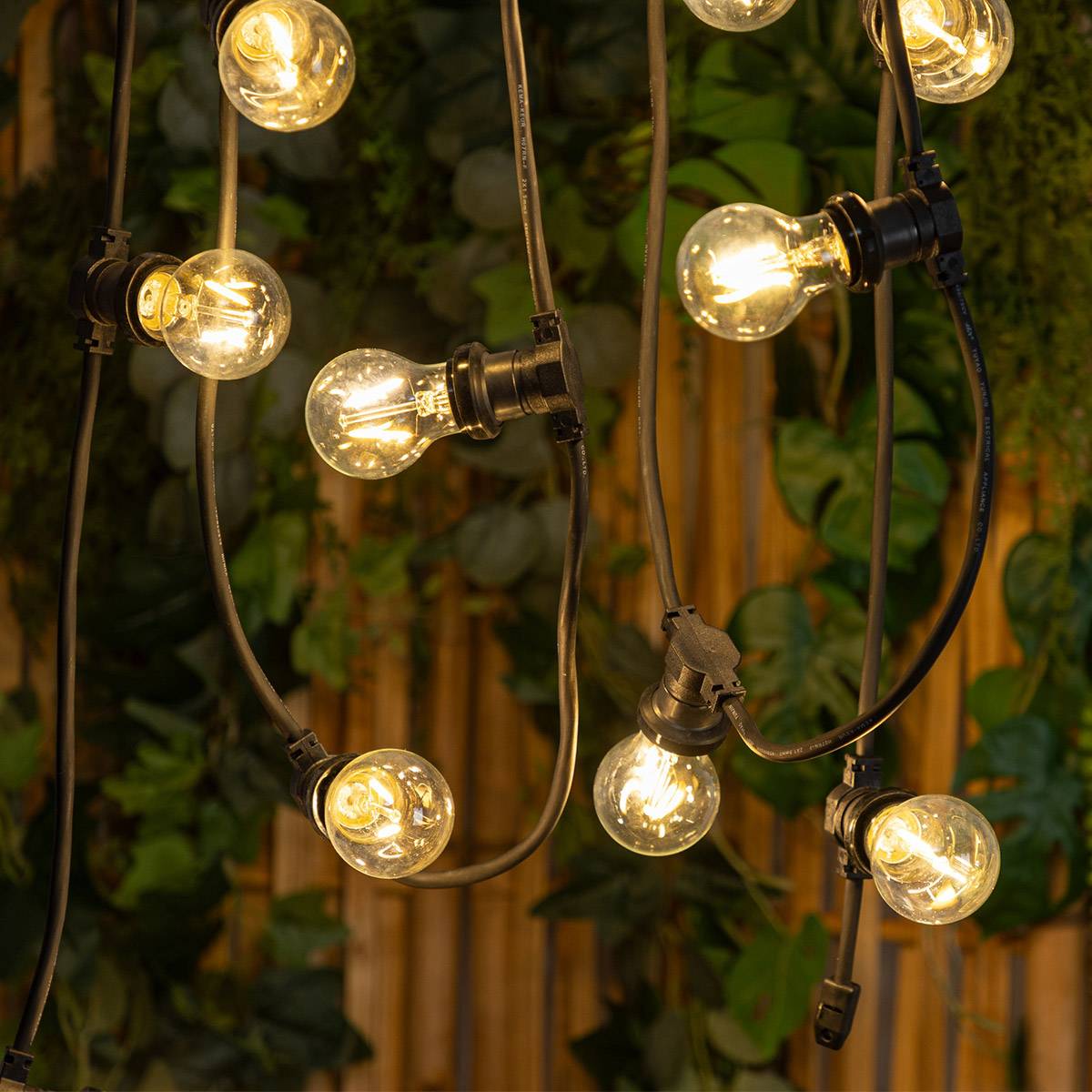 Atmosphera - Guirlande LED outdoor secteur L520cm noir - Atmosphera Créateur d'intérieur - Imagen 6