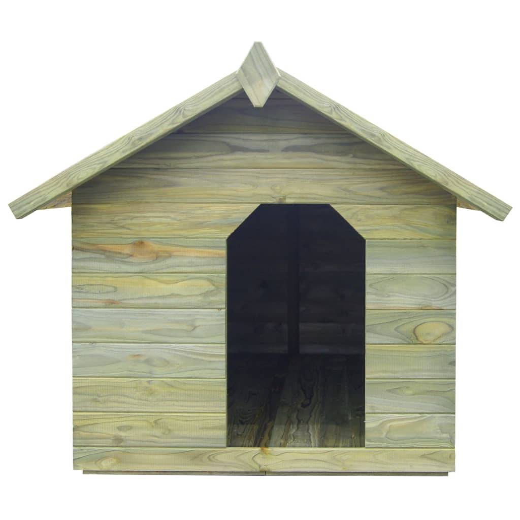 Helloshop26 - Niche de jardin avec toit ouvrant 105 cm en bois de pin imprégné - Imagen 2
