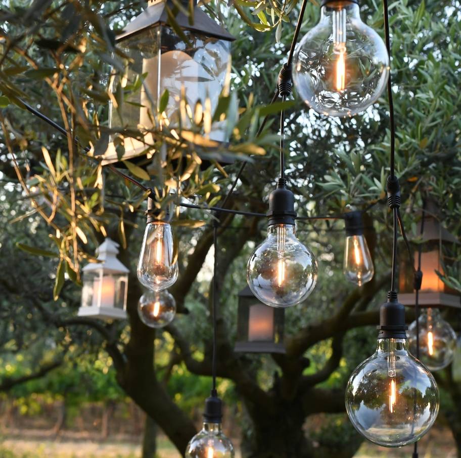 Blachere Illumination - Guirlande suspensions LED filament blanc chaud - L. 4,9m - Blachere Illumination - Image 3