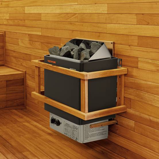 VEVOR Poêle Sauna Électrique 8 kW Contrôleur Intégré Spa Domestique pour 8-12 m³ - Image 8