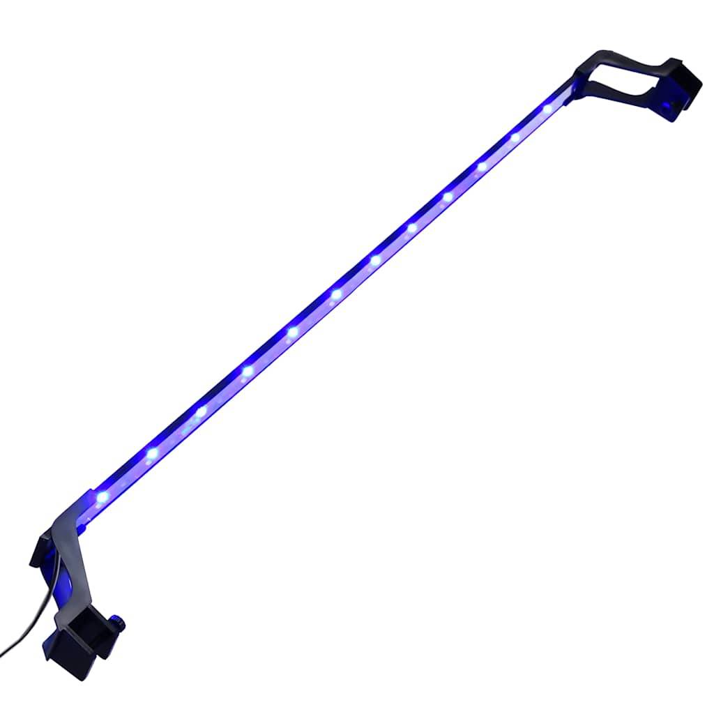 Rampe LED à Pinces pour Aquarium Design Fin Lumière Bleue et Blanche 90-105 cm - ComfortXL Outdoor Living - Image 1