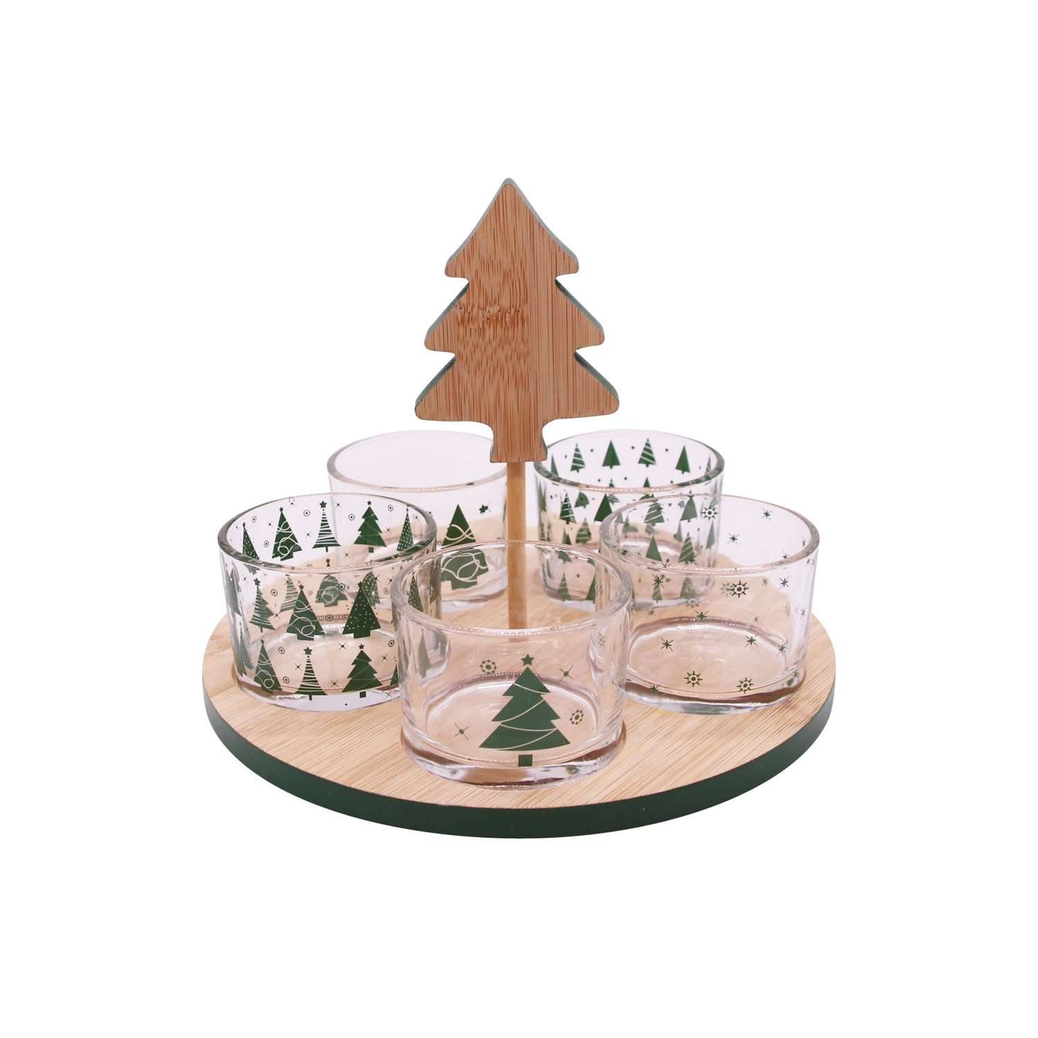 Sans Marque - Set apéritif de Noël 6 pièces - Vert - Toilinux - Imagen 1