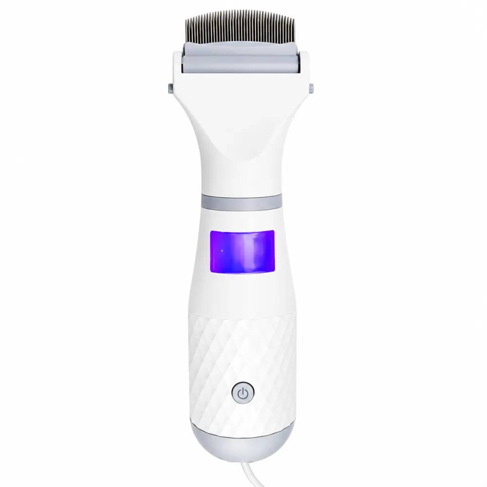 Peigne électrique anti-poux autonomie 4-6h LED 3 niveaux silencieux - Image 2