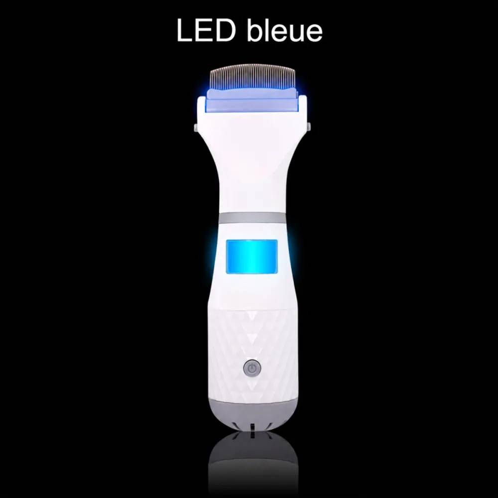 Peigne électrique anti-poux autonomie 4-6h LED 3 niveaux silencieux - Image 4