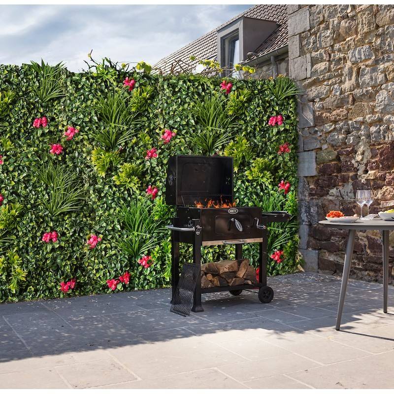 Mur végétal artificiel extérieur et intérieur 1m x 1m Amazone - Easy Clôture - Imagen 4
