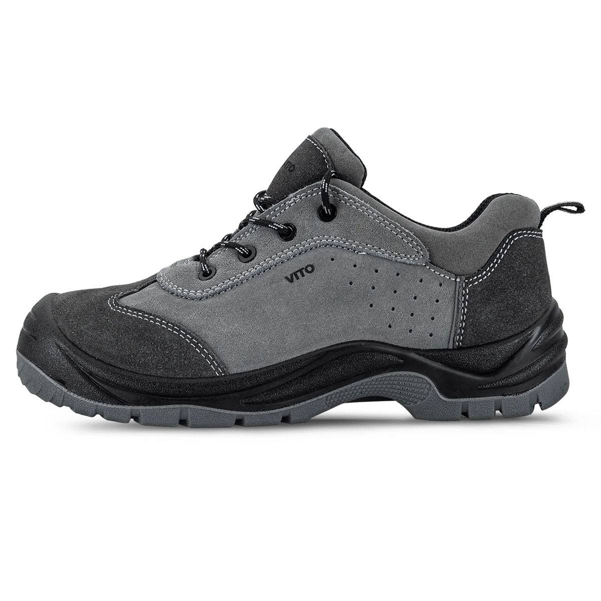 Vito - Chaussures de sécurité basse Modèle GENES S1P Taille 41 Cuir Suédé VITO - Imagen 1