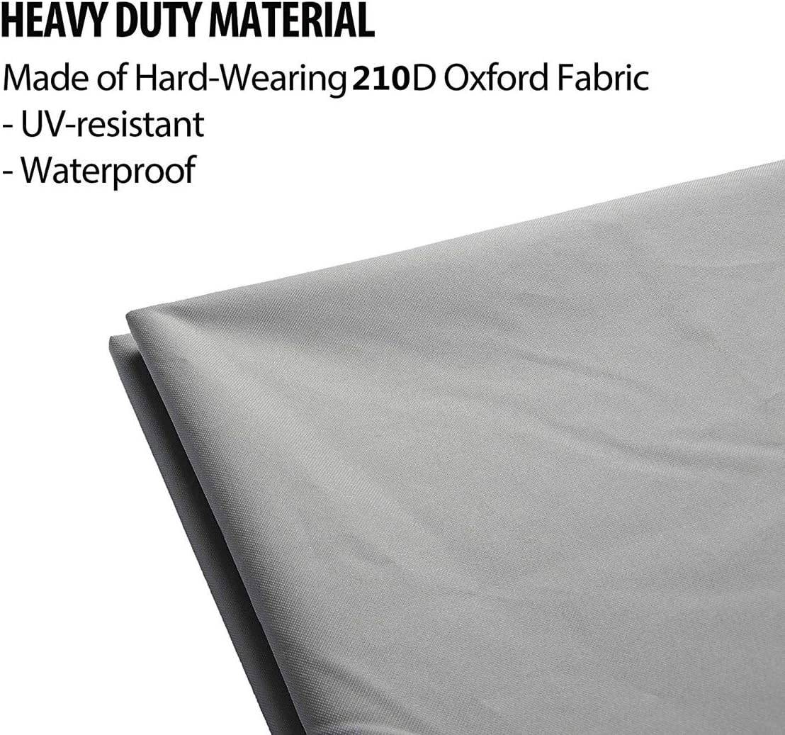 IntiMeg - Housse de chaise de jardin avec fermeture éclair - Housse de protection imperméable - Tissu Oxford avec doublure en PVC IntiMeg - Image 4